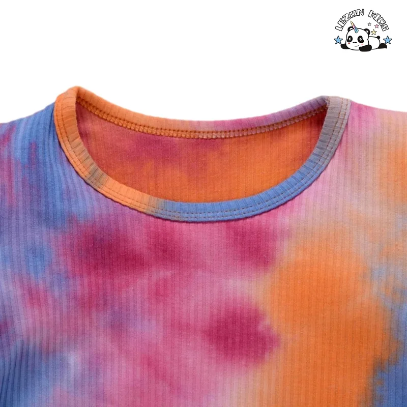 LEZONKIDS - Conjuntos de Roupas para Meninas Bebês Esportivas Casuais Personalizáveis com Camiseta de Manga Longa e Calça Longa